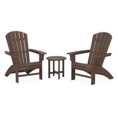 Trex Yacht Club 3-Piece Curveback Adirondack Set
